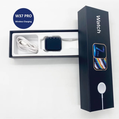Imagen 4 de 10 de Reloj Inteligente Smart Watch W37 Pro Serie 7 + 1 Correa