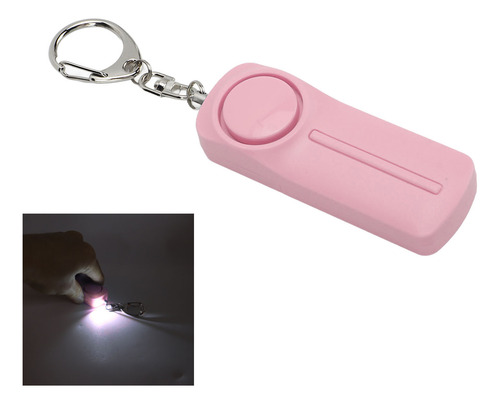 Mini Llavero Rosa Con Alarma Personal Para Mujer, 130 Db, Si