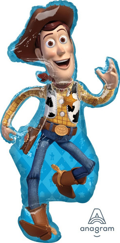 Globo Bomba Grande Woody Toy Story De 1.11 Mts X 55 Cms