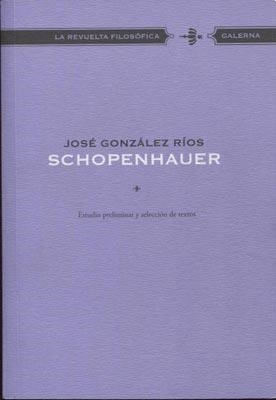 Libro Schopenhauer De Gonzalez Rios Jose