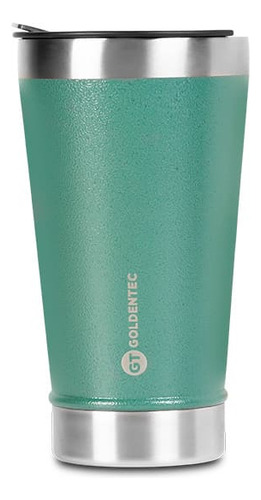 Copo Térmico Goldentec Thermos Beer 540ml Verde Cor Verde-escuro