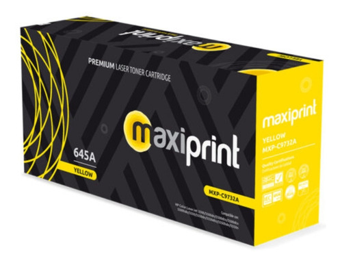 Toner Hp 645a C9732a Amarillo Color Laserjet 5550 5550n 