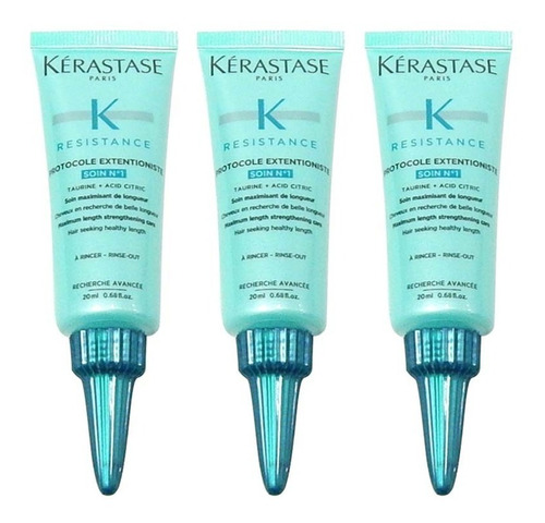 Set X 3 Ampollas Kerastase Protocole Extentioniste Soin N°1