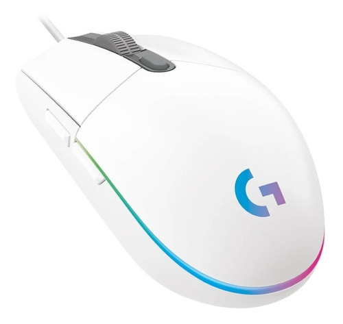 Mouse Pc Gamer Logitech G203 Lightsync Rgb 8000 Dpi White !!