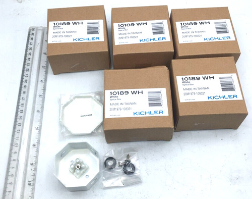 Kichler Lot Of 5 White Splice Box 10189 Wh Nib Aac