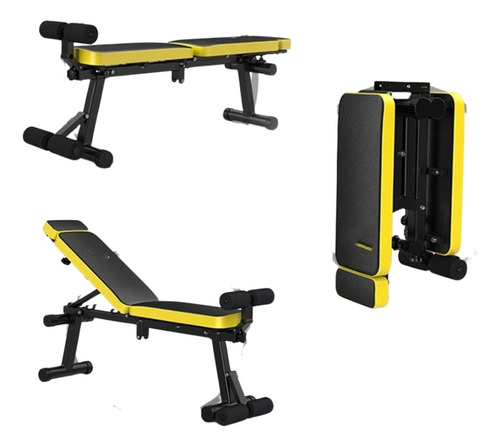 Banco Multiposiciones Gym Plegable Y Ajustable