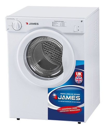 Secarropas James 3kg 2 Posc De Calor Giro Ambos Sent Secl382