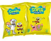 Comprar Chip Bag Imprimible Bob Esponja Textos Editables