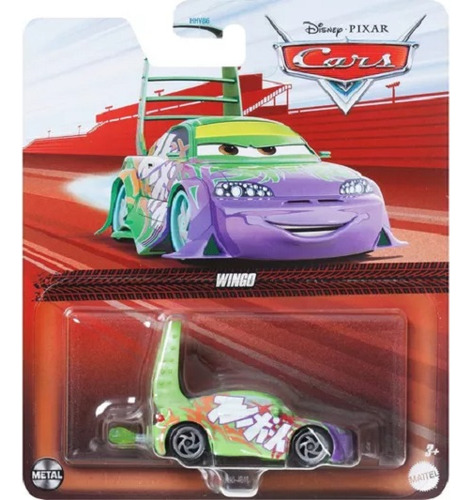 Cars Wingo Mattel 1:55 Color Verde Lima