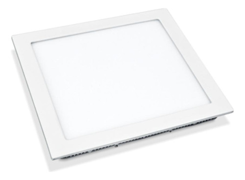 Luminária Led Embutir Quadrada Flat 12w 4200k - Lumanti