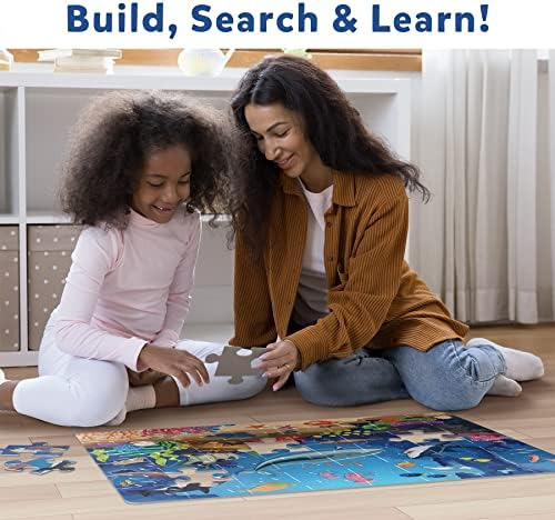 Skillmatics Floor Puzzle & Game - Piece & Play Underwater An
