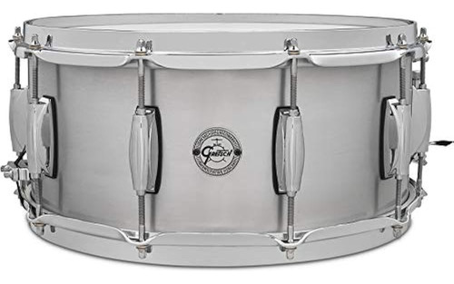 Tambores Gretsch Grand Prix Caja De Aluminio - 6.5 X14 Pulga