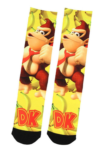 Medias Super Donkey Kong Dk! Bananas! Vdgmrs