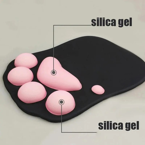 Pad Mouse Forma Huella Pata 3d