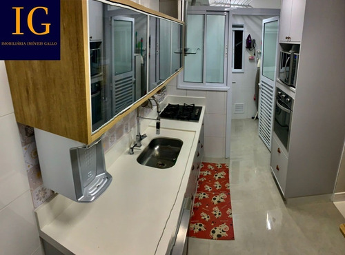 Imagem 11 de 30 de Apartamento A Venda Em São Caetano Do Sul No Condomínio Gaudi - Gaudi - 70279266