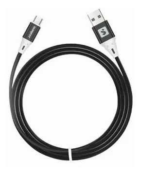 Imagem 2 de 4 de Cabo Carregador Usb V8 Controle Xbox One 2 Metros Micro Usb