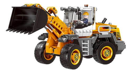 Cargador Frontal Construcción Armable 694 Pz,compatible Lego