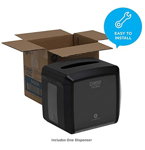 Imagen 2 de 5 de Dispensador De Servilletas Interfold De Mesa Dixie Ultra 545