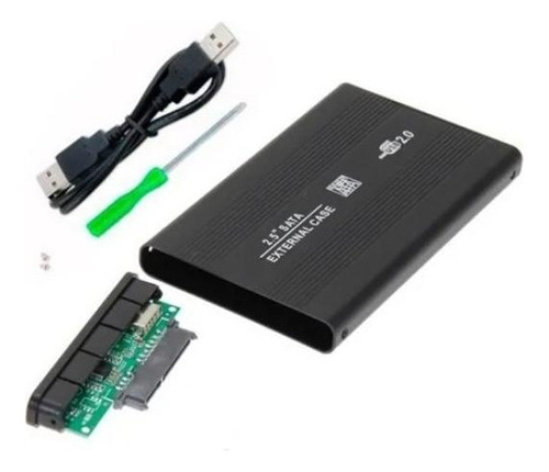 Hd 500gb Externo Preto Notebook Sata 2.5 Usb 2.0