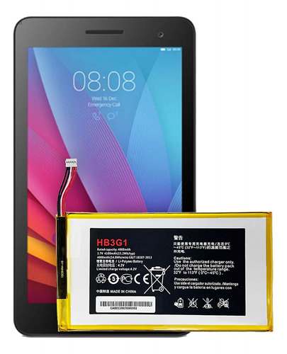 Bateria Para Tablet Huawei Mediapad T1 7.0  Hb3g1 De 4100mah