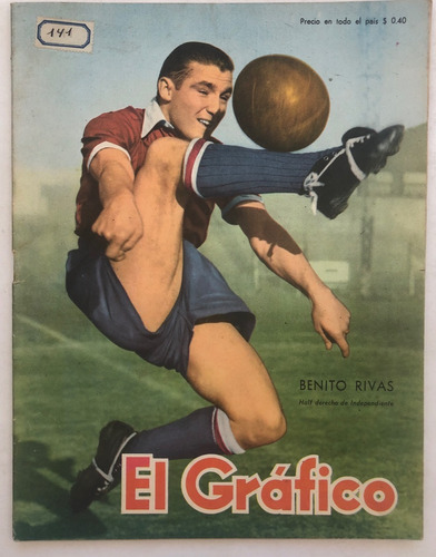 El Grafico Nº 1516 Benito Rivas Independiente Julio 1948