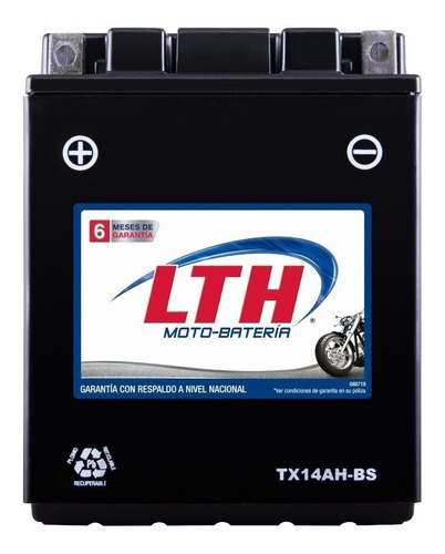 Batería Moto Lth Sym Hd125 125cc - Tx14ah-bs