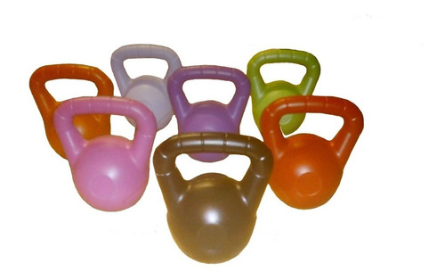 Pesa Rusa Kettlebells 10 Kg Pvc Funcional Gimnasio Fitness