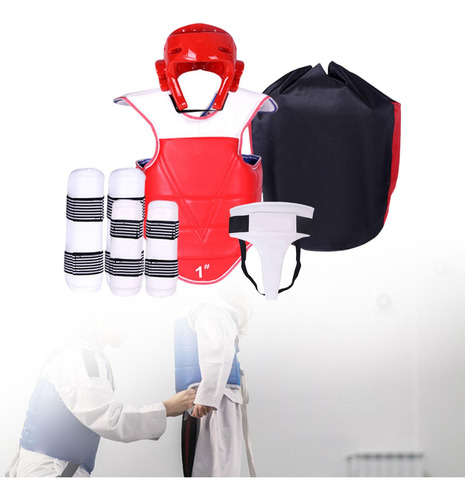 Conjunto De Equipo De Para Karate, Equipo De Boxeo, Sg Rojo