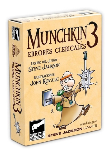 Munchkin 3 (exp) - Errores Clericales - Bureau De Juegos
