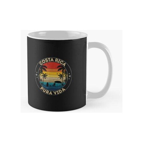 Taza Recuerdo De Costa Rica - Recordatorio De Pura Vida Cali