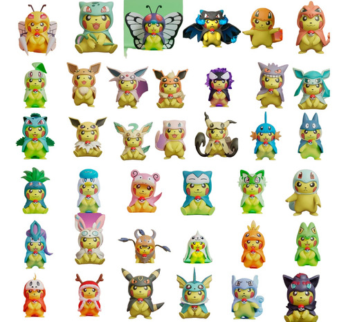 Stl Pikachu Cosplayer X 38 Archivos Impresion  3d