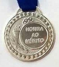 Lote Com 15 Medalhas Honra Ao Mérito 3 Cm 