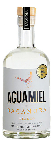 Aguamiel Bacanora destilado de agave blanco 750 ml