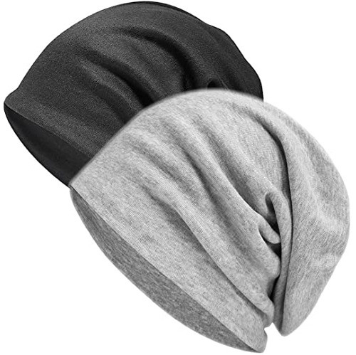 Gorros Sombreros Y Boinas Ideal Para Dormir Gris Claro