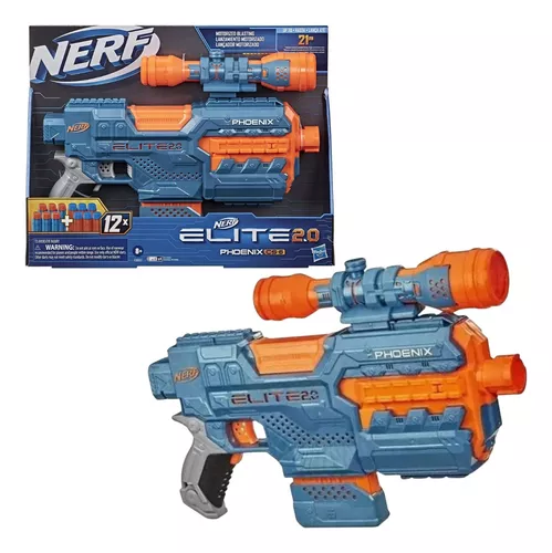 NERF, Lançador Elite com Mira Removível, Azul