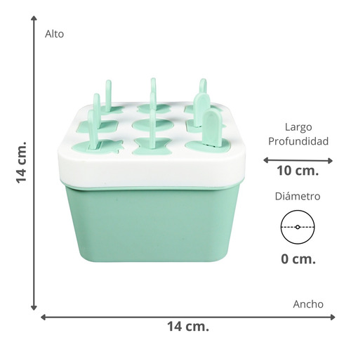 Molde Para Helados Paletas Caseras Deliciosas