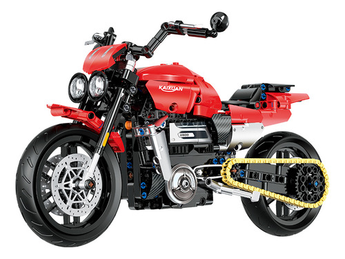 Juego De Bloques De Construcción De Motocicletas Diy Moc Cre