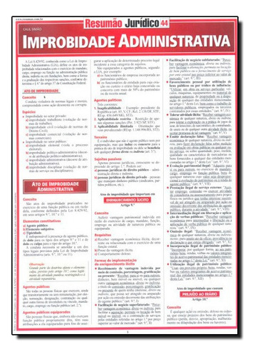 Improbidade Administrativa, De Neto Simão. Editora Resumao, Capa Mole Em Português, 2011