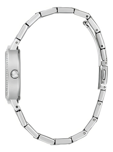 Reloj Guess Gw0544l1 Mujer Analogico Cuarzo Color De La Malla Plateado Color Del Bisel Plateado Color Del Fondo Plateado