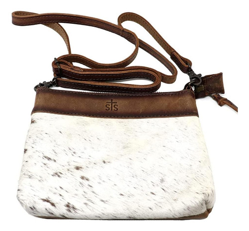 Sts Ranchwear Bolso Bandolera Casual De Cuero De Vaca Grace 