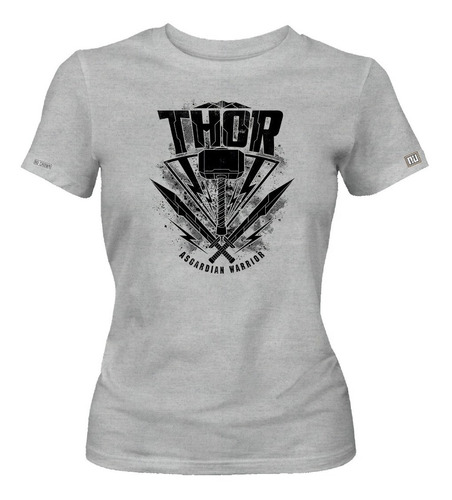 Camiseta Estampada Thor Dios Del Trueno Comic Mujer Ikrd 