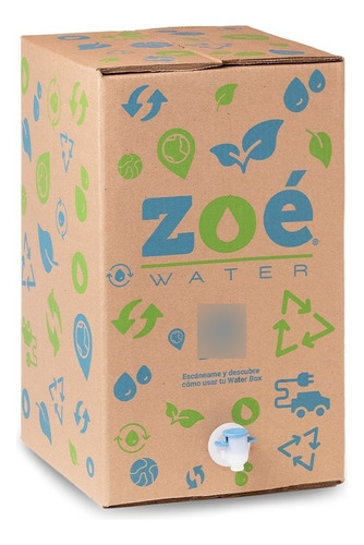 Agua Alcalina Zoé Water, Waterbox Clásica 20 Lts Ph 8.5