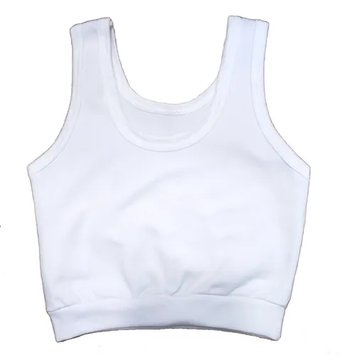 Top store blanco niña
