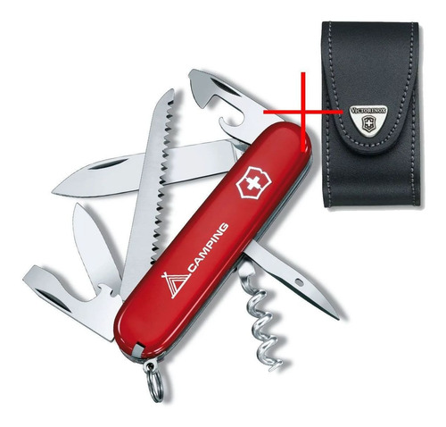 Imagen 1 de 7 de Cortaplumas Victorinox Camper Suiza 13 Usos Navaja + Funda