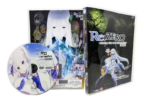 Box Dvd Konosuba E Filme + Re Zero 1 E 2 + Death March + 2