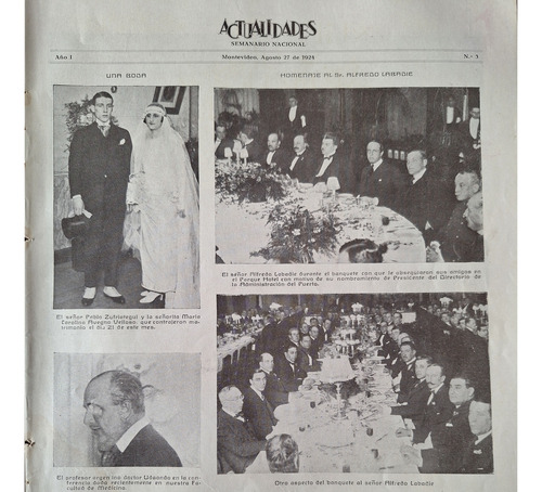 Revista Actualidades No.3 Aviador Zanni Vuelta Mundo (Usado)