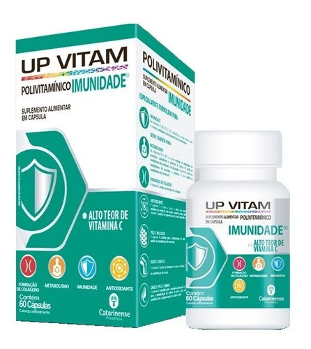 Up Vitam Imunidade Polivitamínico Vitamina B6 Acido Fólico