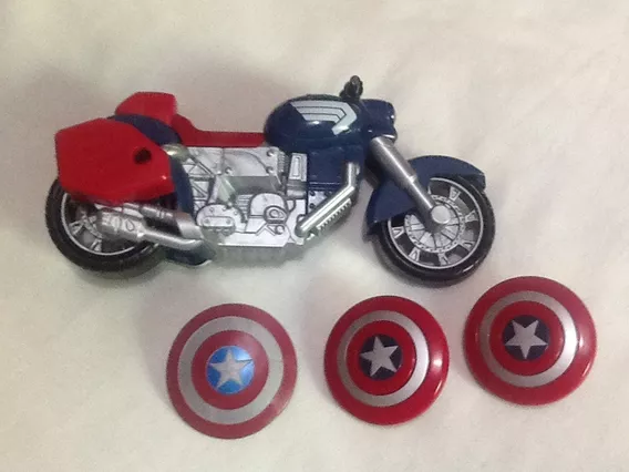 Hasbro Capitan America Moto Marvel