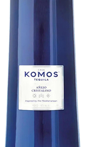 Pack De 6 Tequila Komos Añejo Cristalino 750 Ml