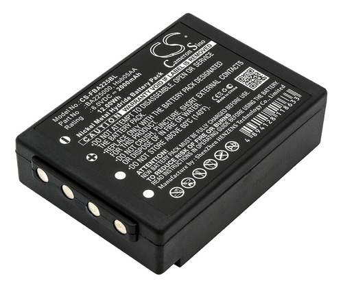 Batería Para Hbc Linus 6, Radiomatic Eco, Spectrum 1 6,0 V/m